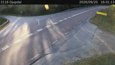 Bild från vägkamera: Djupdal (väglagskamera)