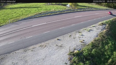 Bild från vägkamera: Jättendal (väglagskamera)