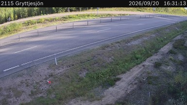 Bild från vägkamera: Gryttjesjön (väglagskamera)