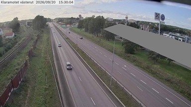 Bild från vägkamera: Klaramotet västerut