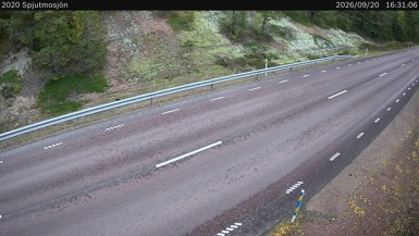 Bild från vägkamera: Spjutmosjön (väglagskamera)