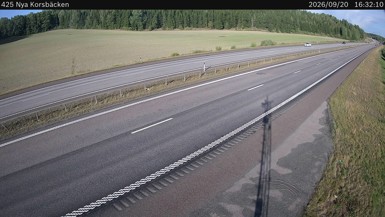 Bild från vägkamera: Nya Korsbäcken (väglagskamera)