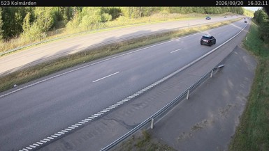 Bild från vägkamera: Kolmården (väglagskamera)