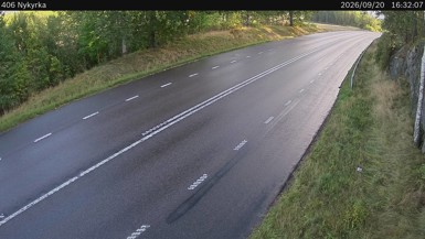 Bild från vägkamera: Nykyrka (väglagskamera)