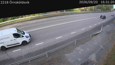 Bild från vägkamera: Örnsköldsvik (väglagskamera)