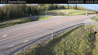 Bild från vägkamera: Spjute/Bjästa (väglagskamera)