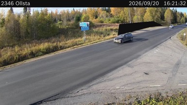 Bild från vägkamera: Ollsta (väglagskamera)