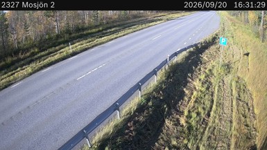Bild från vägkamera: Mosjön 2 (väglagskamera)