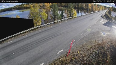Bild från vägkamera: Lomselenäs (väglagskamera)
