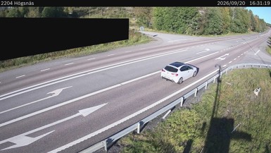 Bild från vägkamera: Högsnäs (väglagskamera)