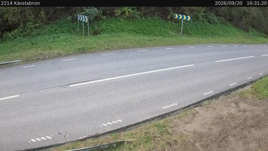 Bild från vägkamera: Kävstabron (väglagskamera)