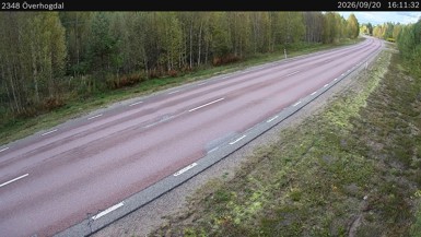 Bild från vägkamera: Överhogdal (väglagskamera)