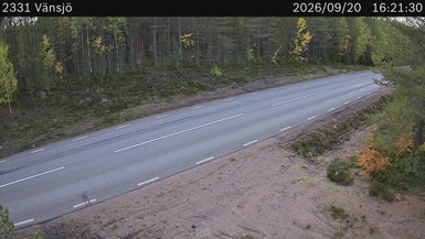 Bild från vägkamera: Vänsjö (väglagskamera)