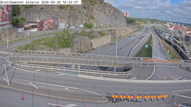 Bild från vägkamera: Brattåsmotet österut