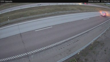 Bild från vägkamera: Uppsala (väglagskamera)