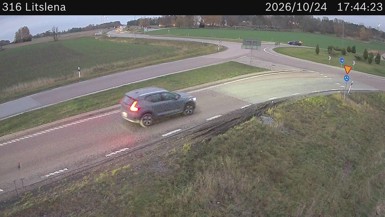 Bild från vägkamera: Litslena (väglagskamera)