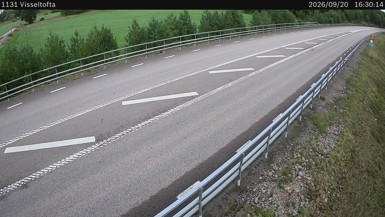 Bild från vägkamera: Visseltofta (väglagskamera)