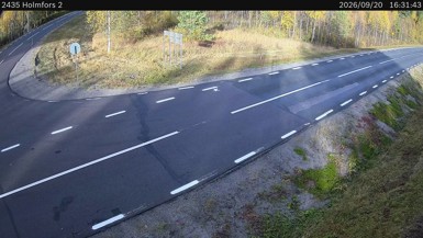 Bild från vägkamera: Holmfors 2 (väglagskamera)