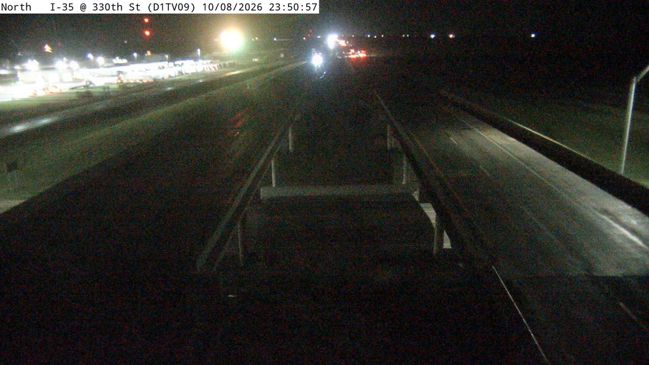 Photo from camera: D1 - I-35 @ MM 132.9 (IA 175 Ellsworth)