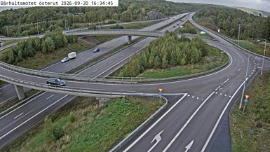Bild från vägkamera: Bårhultsmotet österut