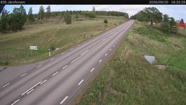 Bild från vägkamera: Järnforsen (väglagskamera)