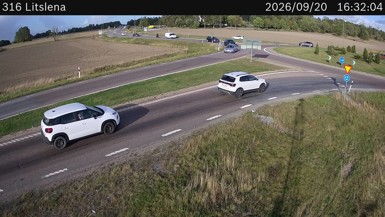 Bild från vägkamera: Litslena (väglagskamera)
