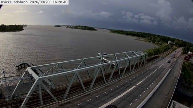 Bild från vägkamera: Kvicksundsbron