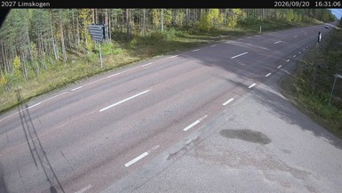 Bild från vägkamera: Limskogen (väglagskamera)