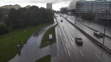 Bild från vägkamera: Gullmarsplan