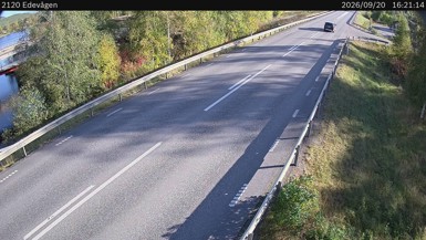Bild från vägkamera: Edevågen (väglagskamera)