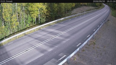 Bild från vägkamera: Simeå (väglagskamera)