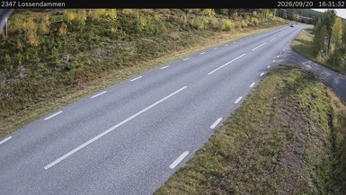 Bild från vägkamera: Lossendammen (väglagskamera)