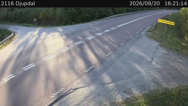 Bild från vägkamera: Djupdal (väglagskamera)