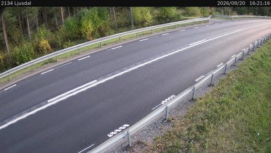 Bild från vägkamera: Ljusdal (väglagskamera)
