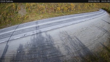 Bild från vägkamera: Fjällnäs (väglagskamera)