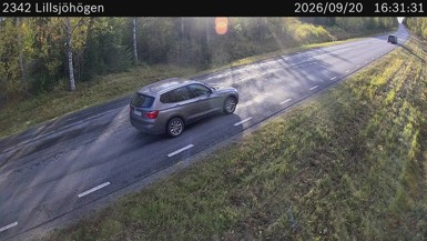 Bild från vägkamera: Lillsjöhögen (väglagskamera)