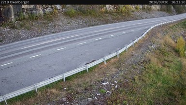 Bild från vägkamera: Okenberget (väglagskamera)
