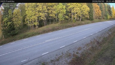 Bild från vägkamera: Fredrika (väglagskamera)