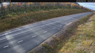 Bild från vägkamera: Jäkkvik (väglagskamera)