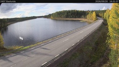 Bild från vägkamera: Bastunäs (väglagskamera)