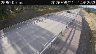 Bild från vägkamera: Kiruna (väglagskamera)