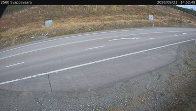 Bild från vägkamera: Svappavaara (väglagskamera)