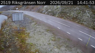 Bild från vägkamera: Riksgränsen (väglagskamera)