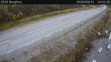 Bild från vägkamera: Bergfors (väglagskamera)