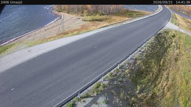 Bild från vägkamera: Umasjö (väglagskamera)