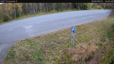 Bild från vägkamera: Forsmark 2 (väglagskamera)