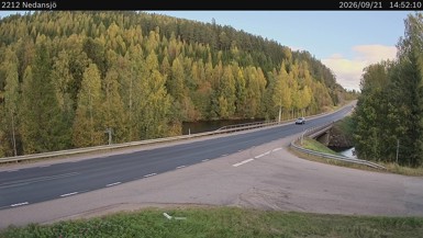 Bild från vägkamera: Nedansjö (väglagskamera)