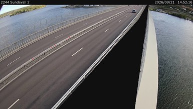 Bild från vägkamera: Sundsvall 2 (väglagskamera)