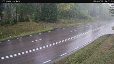 Bild från vägkamera: Hoforsbacken (väglagskamera)