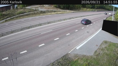 Bild från vägkamera: Karlsvik (väglagskamera)